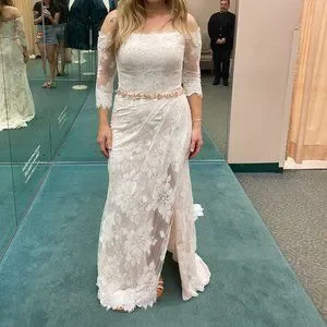 lace up detail dress Jovani 42210 - Long Satin Mermaid Dress - Strapless, Sheer Corset Bodice, Side Slit, Sash Detail, Lace Up Back, Sweep Train 2 / Navy main image 1
